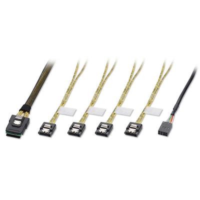 1m Mini SAS to 4 x SATA Cable